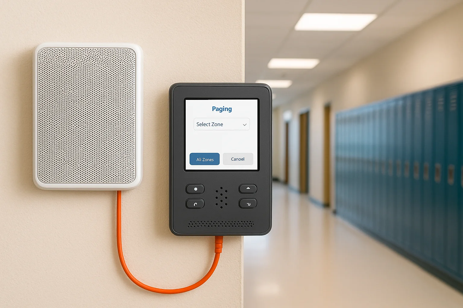 3. Hybrid IP based paging and intercom systems